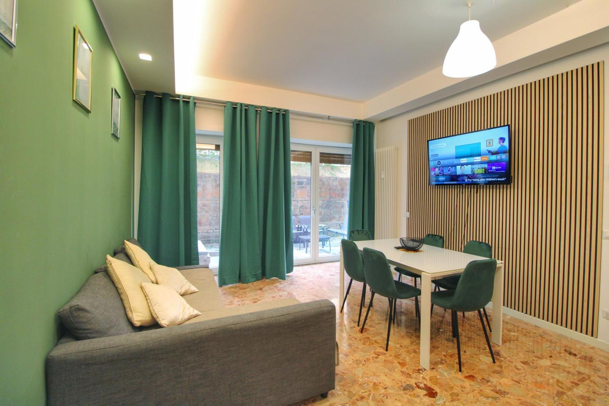 רומא Delicious 2 Bed Room Apartment And Garden By Yh מראה חיצוני תמונה
